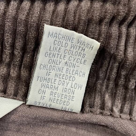 J.Jill Corduroy Shirt Jacket Shaket Size Medium Brown Button Closure - Picture 5 of 10